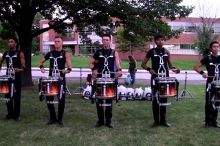 Bluecoats Drumline 2014 - Finals Lot