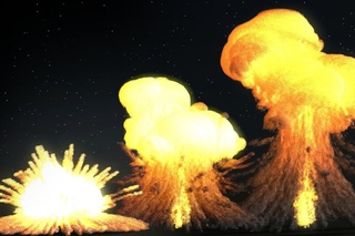 Explosion in Blender (Volume Shader Optimization Tricks)