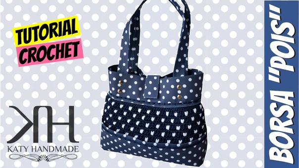 Tutorial borsa Pois uncinetto, Make a crochet a bag, Punto pois, , Katy