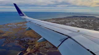 [4K] – Awesome Copenhagen Landing – Scandinavian Airlines – Airbus A320-200N – EI-SCB – SCS 1238