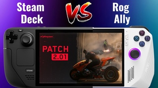 Cyberpunk 2077 Update 2.1 | Steam Deck Preset | Steam Deck Vs ROG Ally Ryzen Z1 Extreme