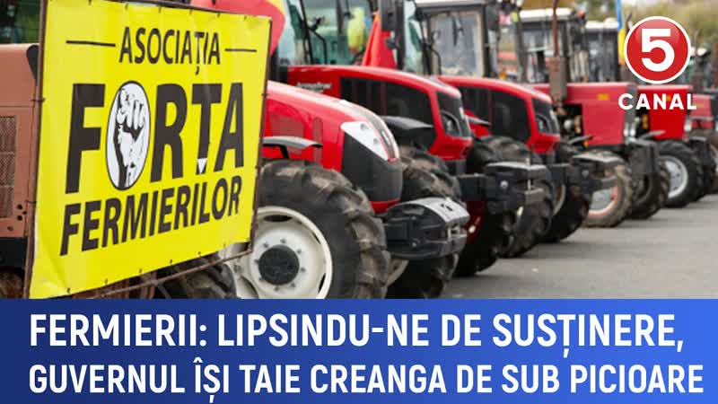 Fermierii: Lipsindu ne de susținere, guvernul își taie creanga de sub