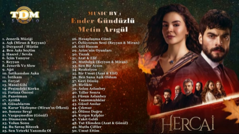 جميع موسيقى مسلسل زهرة الثالوث hercai dizi müzikleri full