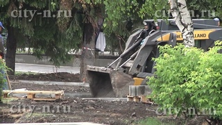Новокузнецкий сквер имени Жукова преображается на глазах