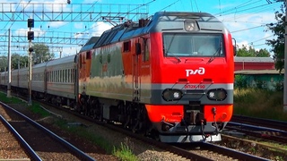 Электровоз ЭП2К-190 со скорым дневным поездом №119 “Саранск - Москва“
