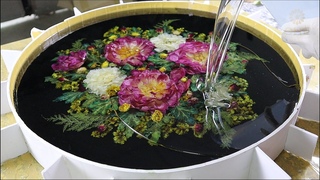 Amazing Table of Dry Flowers and Epoxy / Resin art /OHE
