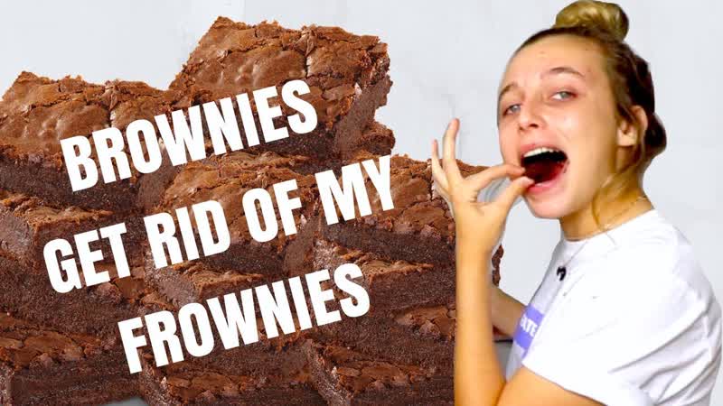 i made brownies because i had a bad