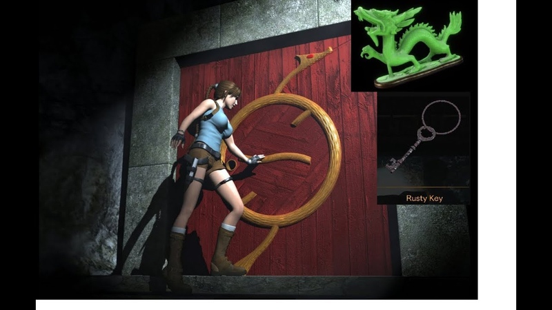 Tomb Raider and the Dagger of Xian HIDDEN ARTIFACTS JADE DRAGON