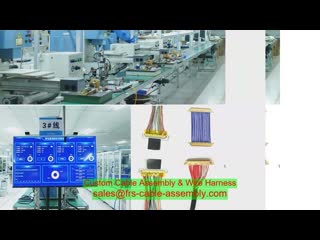 Cable Assembly Spain LVDS LCD Screen Cable FIX-30P Double 2CH 8bit for 17inch~23inch LCD Panel Lengt