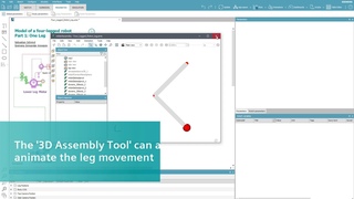 Simulation of a quadruped (four-legged) robot with Simcenter Amesim