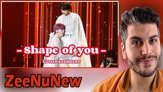ENG SUB ZeeNunew  Peforms Shape Of You REACTION | TEPK