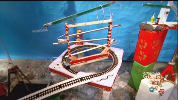 Mythbusters Christmas Special Rube Goldberg Machine BEST