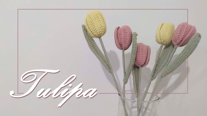 FLOR DE CROCHÊ TULIPA Fácil e