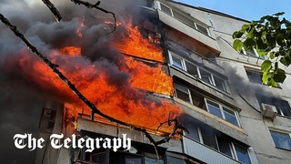 Russia hits Kharkiv playground and apartments with guided bombs