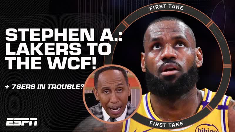 Le Bron the Lakers can go to the CONFERENCE FINALS Stephen A. Smith, First