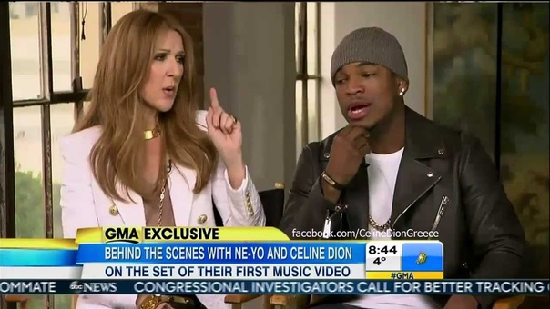 Celine Dion Ne Yo Incredible ( Behind The Scenes) GMA 30, 1,