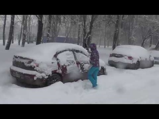 Снежный апокалипсис в Москве! Snow Apocalypse in Moscow!) ..