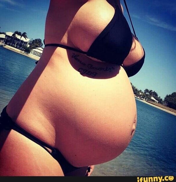 Schwanger Geil Bikini Fisten