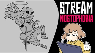 Drawing Nostophobia CD Charm - Underverse Animatic Project