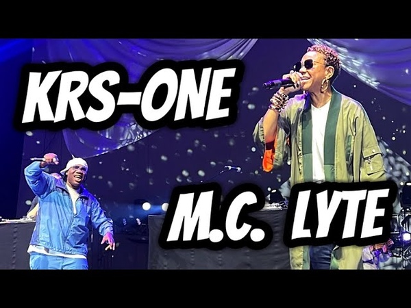 KRS ONE Brings Out M. C. LYTE To Perform SELF DESTRUCTION Live NYC 2024 CLASSIC HIP HOP, BOOM