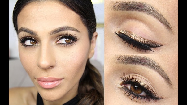 Bronze Winged Eyeliner