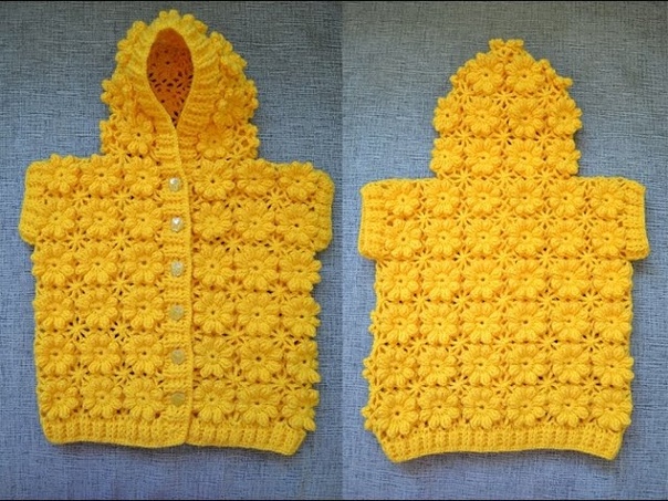 Детский жилет с капюшоном ( Childrens vest with