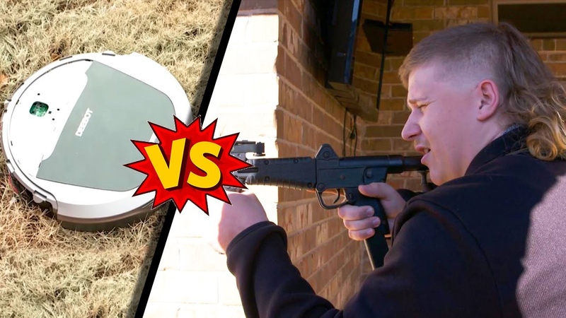 Man Tries to Knock Down Neighbor s Fence With Roomba: