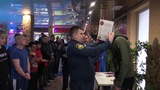 Состоялось соревнование по плаванию в рамках спартакиады 12 пожарно-спасательного отряда