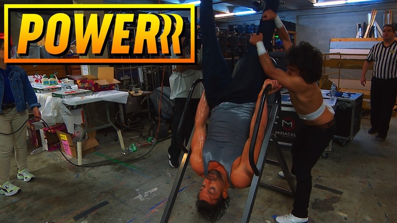 BACKSTAGE BRAWL Aron Stevens vs