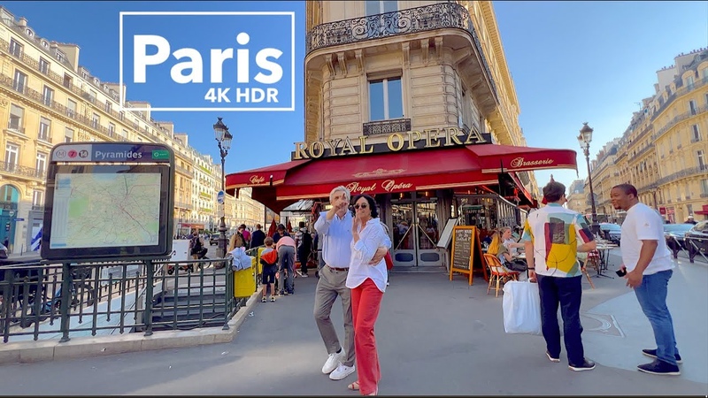 PARIS FRANCE HDR walking tour May 3, 2023. 4 K HDR 60 fps Dolby