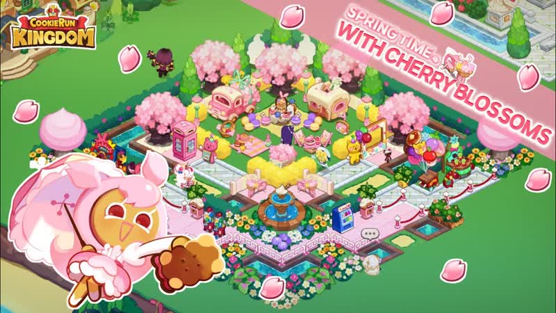 Cookie Run Kingdom Spring Time With Cherry Blossoms Cherry Blossom Cookie