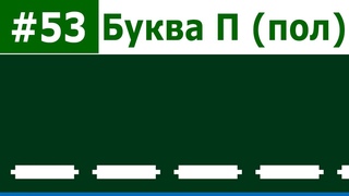 Базовый курс С++ #53. Буква П (пол)