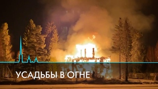В Ленинградской области сгорела очередная историческая усадьба