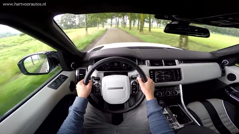 POV Drive: 2015 Range Rover Sport SVR w, LOUD