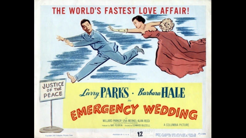 Emergency Wedding (1950) Barbara Hale, Larry