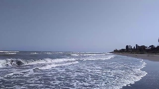 Гоа в Дагестане | Центральный пляж поселка Приморский (Приморск), сентябрь 2018 | Южный Дагестан