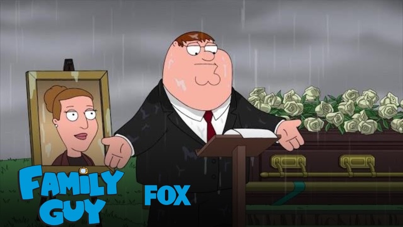 Peter Speaks At Angelas Funeral, Season 17 Ep. 9, FAMILY