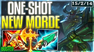 This ONE-SHOT build on New Morde is 100% Stupid wtf - Full AP Mordekaiser Rework Gameplay - LoL