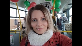Поэтический автобус на улицах Минска. Владимир Ценунин