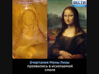 Джоконда внутри янтаря