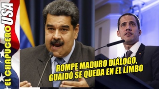 Rompe Maduro dilogo con Guaid exhibiendo su hipocresa a nivel mundial