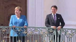 Pressekonferenz mit Angela Merkel & Giuseppe Conte (Premier Italien)