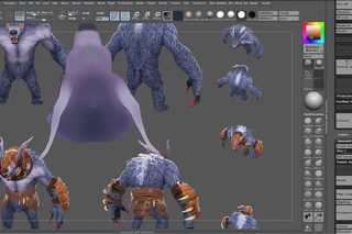 Zbrush for Low-Poly Texturing 01
