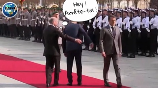 La bourde de Macron en visite en Allemagne, lors de la marche avec Scholz !