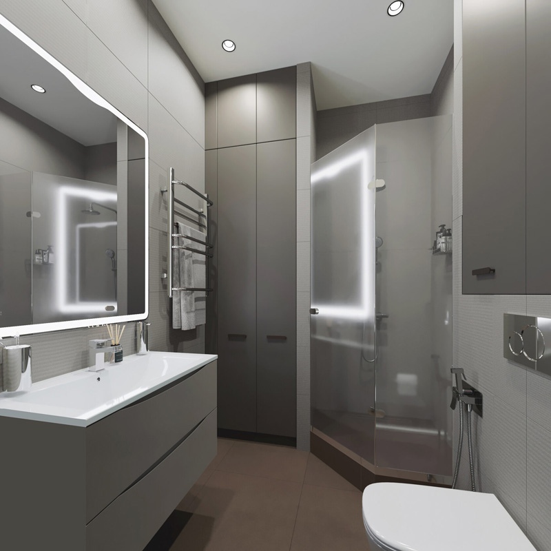 Проект квартиры-студии 28 кв.