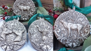 Handmade Rustic Christmas Ornaments  Air Dry Clay Ideas