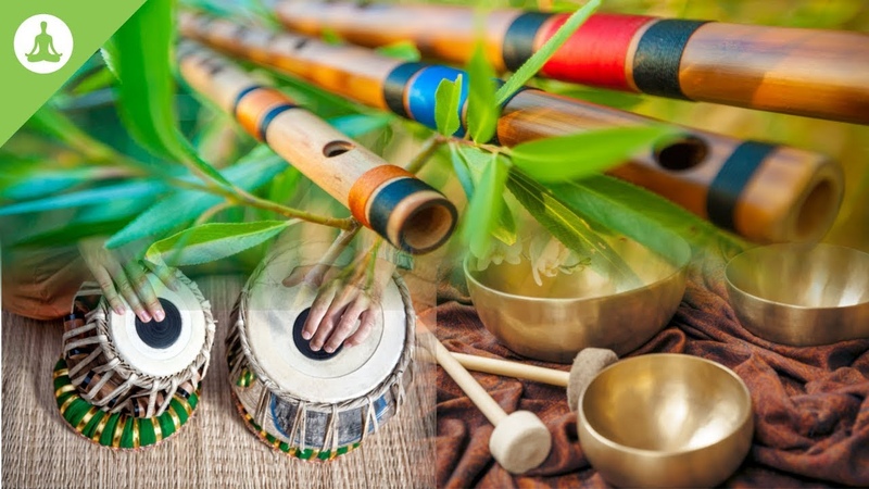 Flute, Tabla and Tibetan Bowl, Pure Positive Vibes, Morning Meditation, Stress