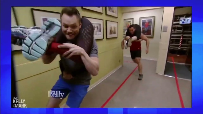 Kelly and Joel Mc Hale Did a Wife Carrying