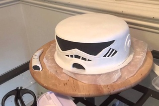 Storm trooper cake for Nyles' 16th birthday