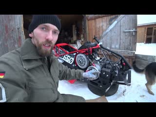 Сборка снегохода Sharmax SN 650! Из коробки! СНЕЖОК в деле! ВЛОГ 55. #Зима21-22 #Снегоход